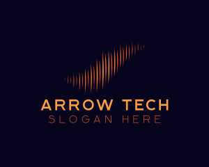 Audio Equalizer Tech logo design