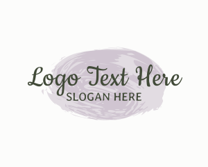 Yoga - Watercolor Cursive Wordmark logo design