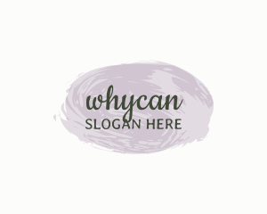 Watercolor Cursive Wordmark Logo