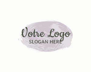 Strategist - Watercolor Cursive Wordmark logo design