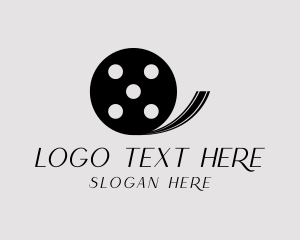 Youtuber - Cinema Movie Film Reel logo design