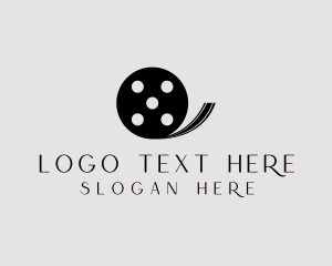 Youtube Channel - Cinema Movie Film Reel logo design