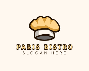 Bread Chef Hat logo design