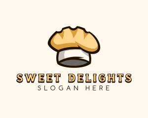 Bread Chef Hat logo design