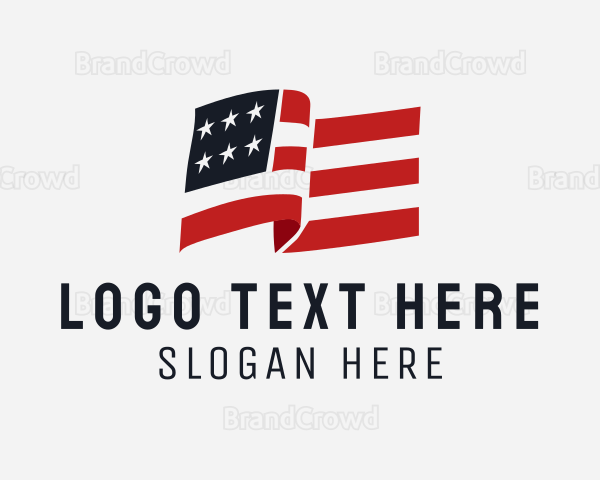 USA Veteran Flag Logo