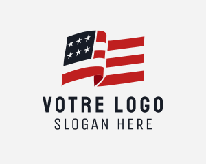 USA Veteran Flag  Logo