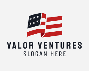 Veteran - USA Veteran Flag logo design