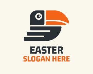 Abstract Toucan Bird  Logo