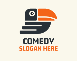 Abstract Toucan Bird  Logo