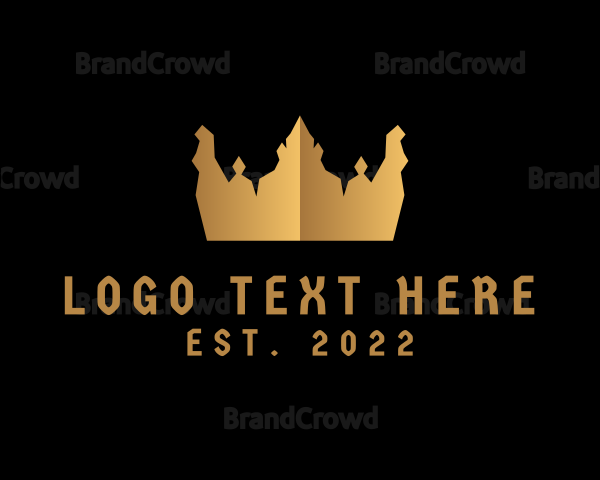 Gold King Crown Logo