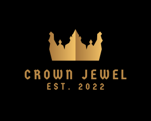 Gold King Crown logo design