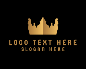 Gold King Crown Logo