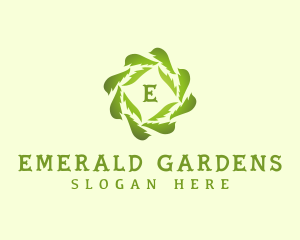 Eco Leaf Botanical logo design