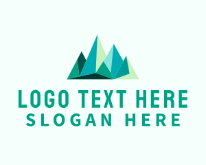 Abstract Mountain Peak Logo