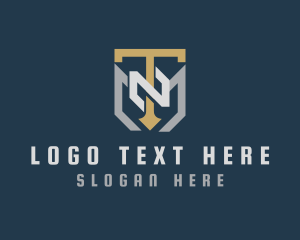 Letter VM - Simple Modern Geometric logo design