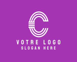 Accountant - Creative Pillar Business Letter C logo design