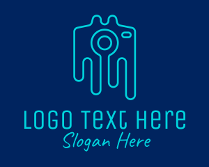 Photograph - Digital Camera Drip logo design