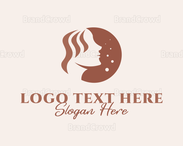 Hair Salon Beauty Girl Logo