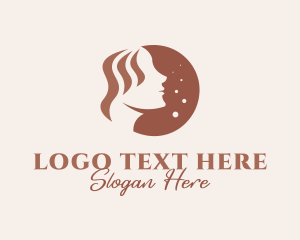 Hair Salon Beauty Girl Logo