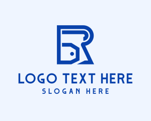 Shop - Abstract Company Letter R logo design