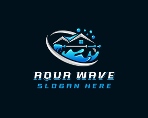 House Cleaning Pressure Wash logo design