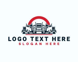 Removalist - Truck Trailer Logistics logo design