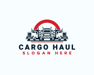 Truck Trailer Logistics logo design