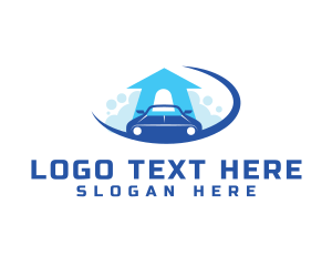 Disinfecting - Home Car Cleaning Service logo design