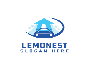 Home Car Cleaning Service Logo