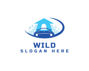 Home Car Cleaning Service Logo