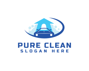 Home Car Cleaning Service logo design