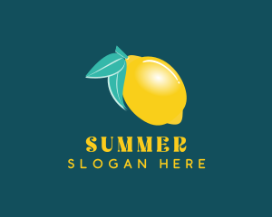 Lemon Fruit Market logo design