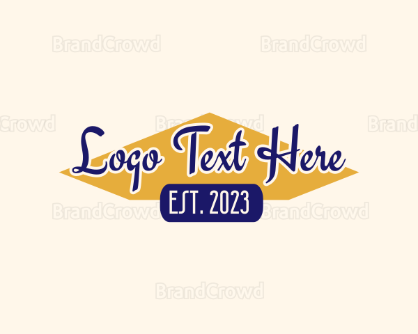 Retro Retail Market Logo