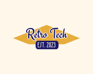 Retro Retail Market  logo design