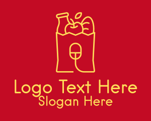 Golden Online Grocery Logo