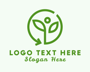 Natural Product - Healthy Vegetarian Diet logo design