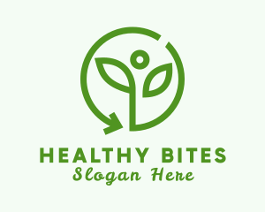 Healthy Vegetarian Diet logo design