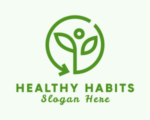 Healthy Vegetarian Diet logo design