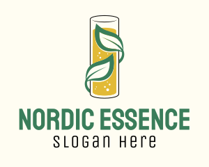 Organic Beverage Tea  logo design