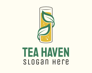 Organic Beverage Tea  logo design