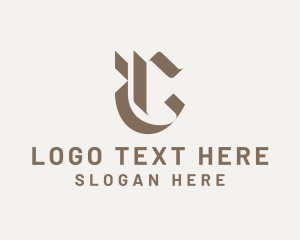 Calligraphy - Gothic Brand Letter G logo design