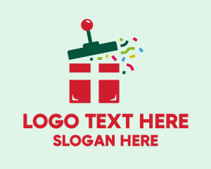 Brain Teaser - Surprise Gift Game logo design