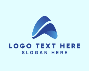 Initial - Company Business Letter A logo design