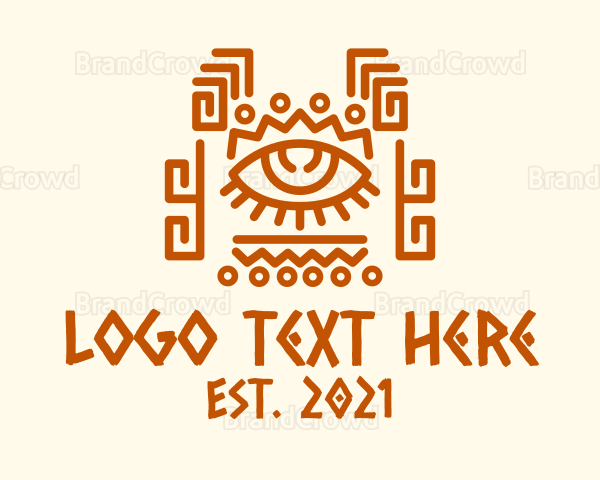 Ancient Tribal Eye Logo