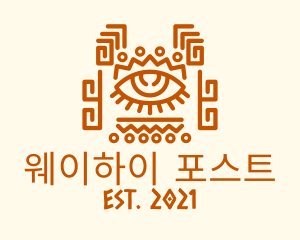 Ancient Tribal Eye logo design