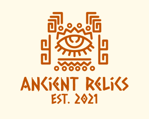 Ancient Tribal Eye logo design