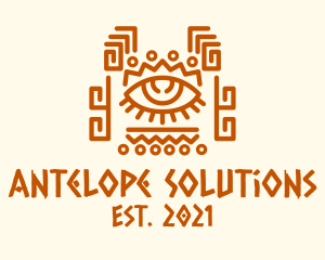 Ancient Tribal Eye logo design