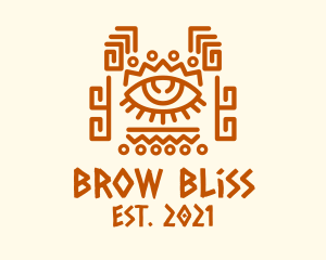 Ancient Tribal Eye logo design