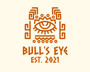 Ancient Tribal Eye logo design