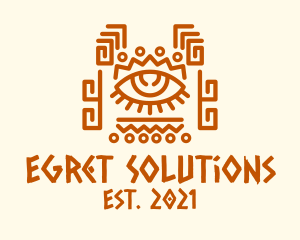 Ancient Tribal Eye logo design